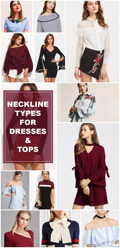 63 Types Of Neckline Designs For Dresses And Tops Neckline Designs Designs For Dresses Girl