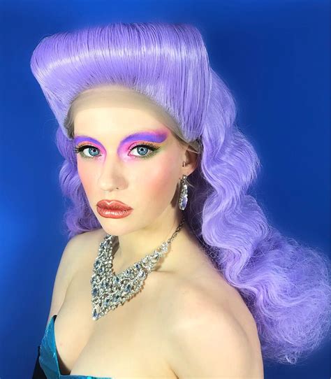 Custom Vintage Pompadour Fringe Drag Queen Lace Front Wigs Etsy