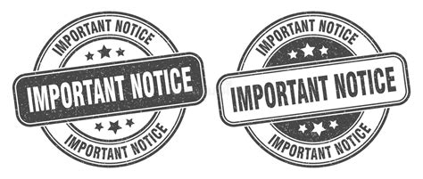 Important Notice Black Stamp Stock Illustrations 265 Important Notice