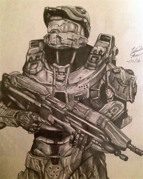 Master Chief From Halo 5 Fan Art Halo