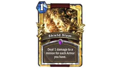 Shield Slam Hearthstone Heroes Of Warcraft Guide Ign