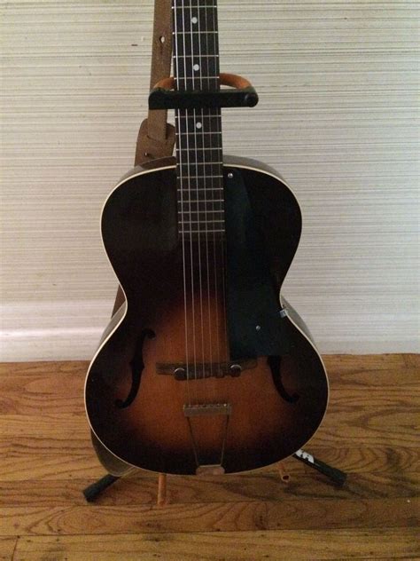 A 1931 Vega Archtop Acoustic Guitar Perfect For Traditonal Jazz