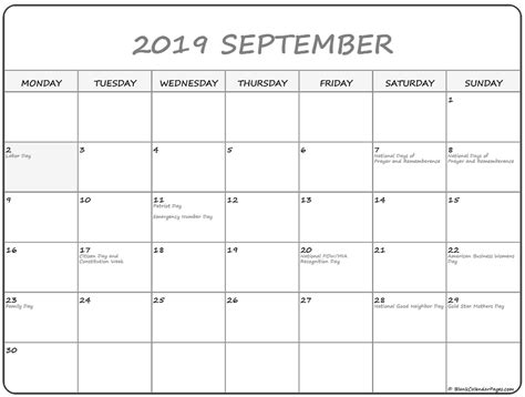 September 2023 Monday Calendar Monday To Sunday Artofit