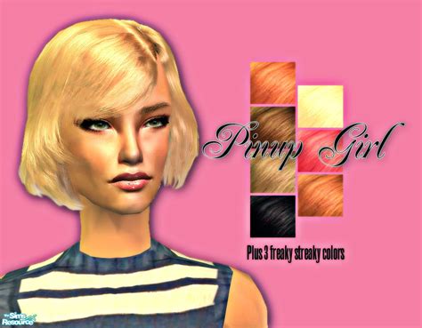 The Sims Resource Pinup Girl Hairstyle