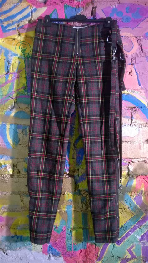 Vintage 90s Pants Plaid Checkered Tartan Pants Pants Womens | Etsy | Pants for women, 90s pants 