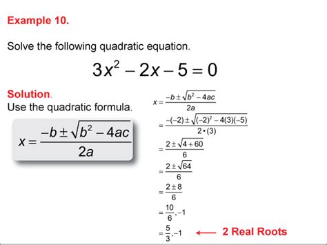 Student Tutorial Solving Quadratic Equations Media4math