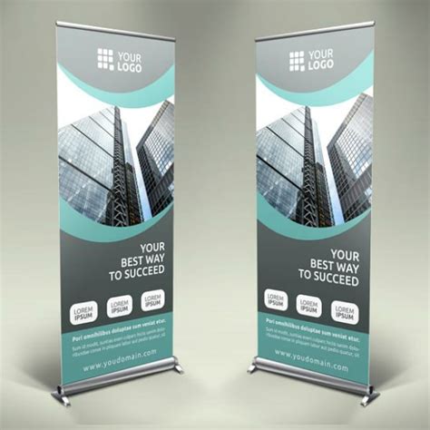 10 Marketing Roll Up Banner Templates Illustrator Pages Photoshop