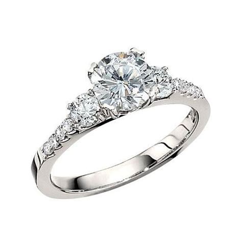White Gold Engagement Rings Set Engagement Solitaire Favorite