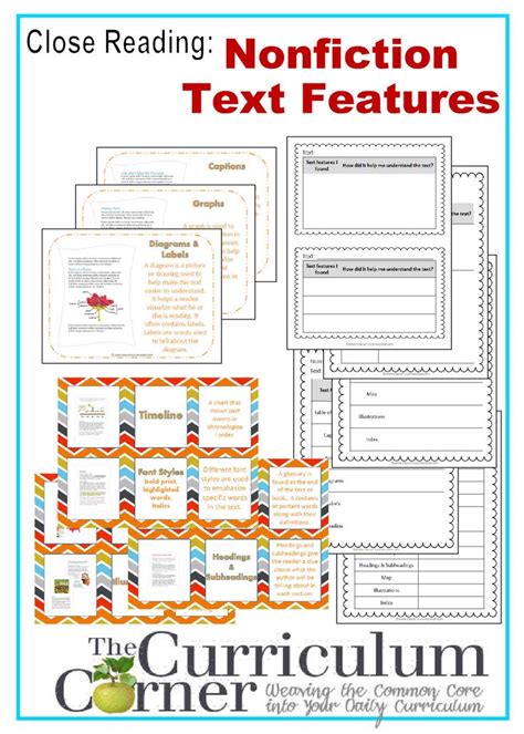 What is at the center of all these things? Close Reading: Informational Text Features | Text features, Nonfiction text features
