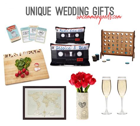 Check out these unique inexpensive ideas that cost between $25 to $150. Unique Wedding Gift Ideas with UncommonGoods