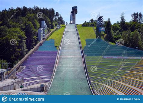 The Bergisel Ski Jump Stadium Austria Editorial Photo Image Of