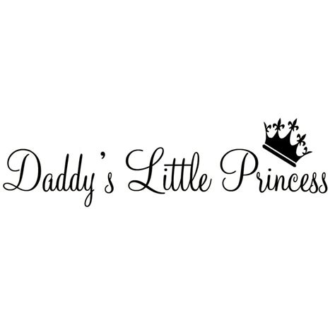 nursery wall decal daddy s little princess wall quote etsy