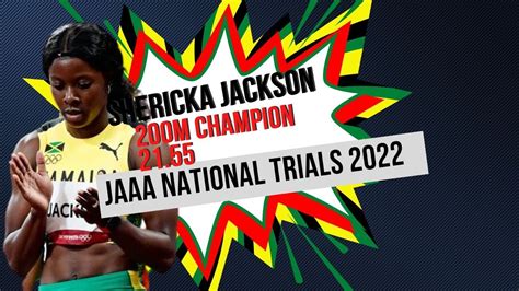 Shericka Jackson 200m Final Jaaa National Championship 2022 Track