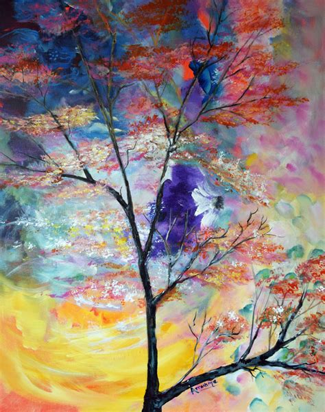 Arrachme Contemporary Art Abstract Landscape Skynature Art Painting