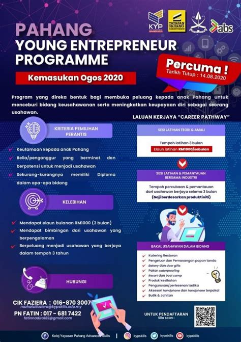 Jln.katamso, brigjen…………… pontianak, kode pos: Pendaftaran Program Keusahawanan Anak Pahang Percuma ...