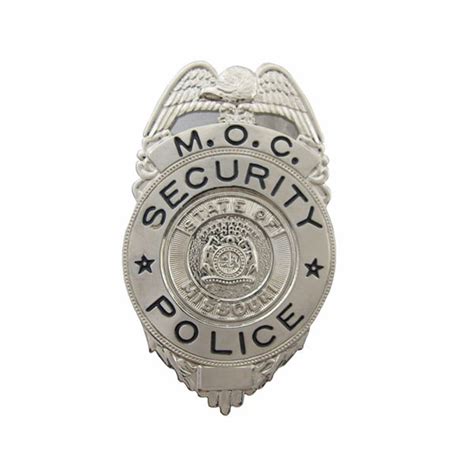 Custom Made Security Police Badge No Minimum Order Cheap Security