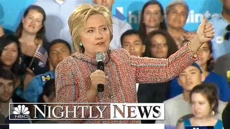 Hillary Clintons Vp Choice Expected To Be Announced At Any Time Nbc Nightly News Youtube