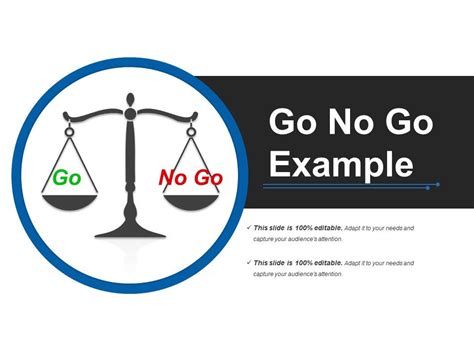 Go No Go Example Powerpoint Presentation Images Templates Ppt Slide