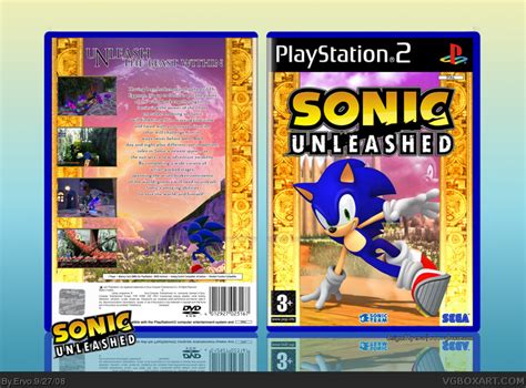 Sonic Unleashed Playstation 2 Box Art Cover By Ervo