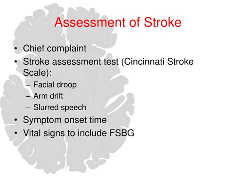 Ppt Care Of The Stroke Patient Improving Patient Outcomes Powerpoint