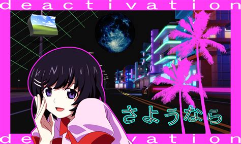 My Anime Vaporwave Wallpaper 09 By Iamthebest052 On