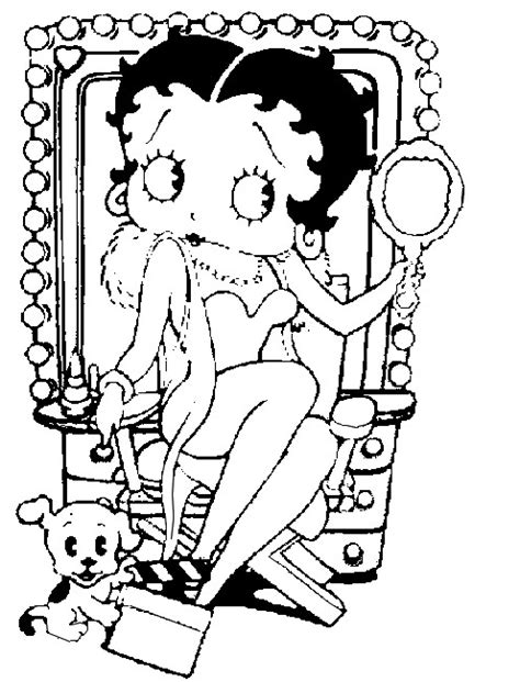 Betty Boop 25921 Cartoons Printable Coloring Pages