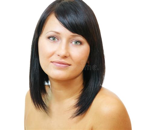 Tanned Brunette Woman Stock Image Image Of Look Happy 11015893