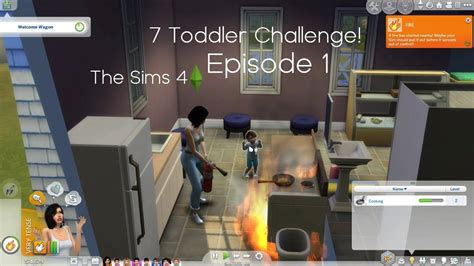 The Sims 4 7 Toddler Challenge Ep 1 Redo Youtube