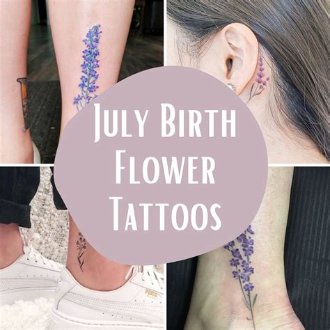 Top 82 Black July Birth Flower Larkspur Tattoo Latest In Eteachers