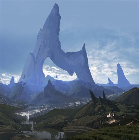 Strange Mountain My Home By Tyler Thull Fantasy Landscape