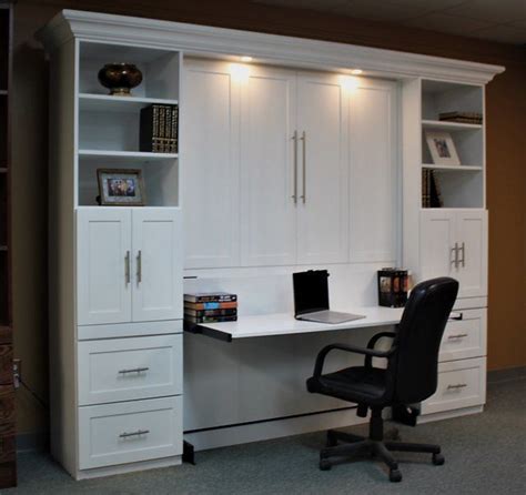 Overstock.com has been visited by 1m+ users in the past month Templeton Desk Murphy bed in 2020 | Murphy bed diy, Murphy ...