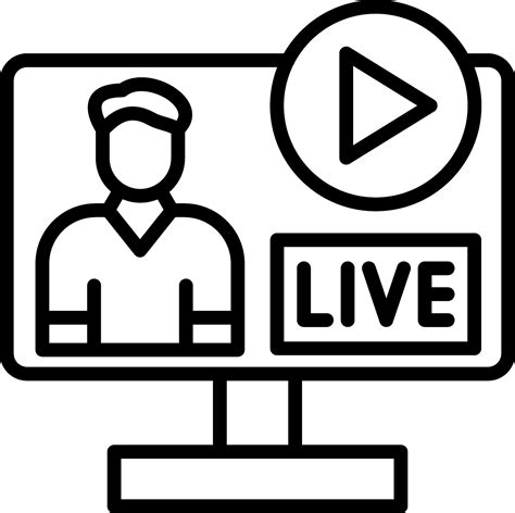 Live Streaming Vector Icon Design 29087512 Vector Art At Vecteezy