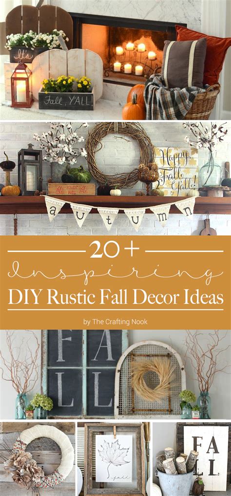 'sanctuary home decor' used a sofa table to create their fall home decor display. 20+ Inspiring DIY Rustic Fall Decor Ideas | The Crafting Nook