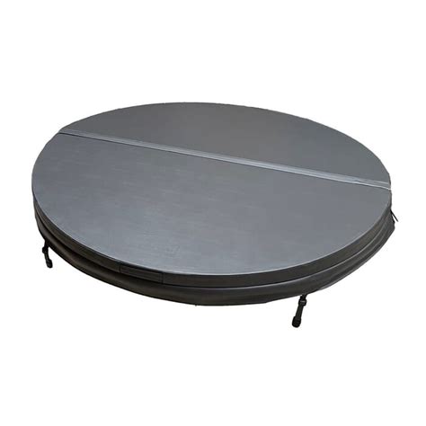 183m Round Hot Tub Cover In Grey Great For Inflatable Hot Tubs