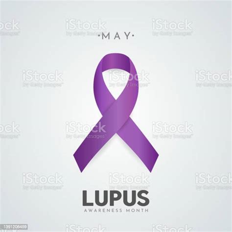 Lupus Awareness Month May Vector Stock Illustration Download Image