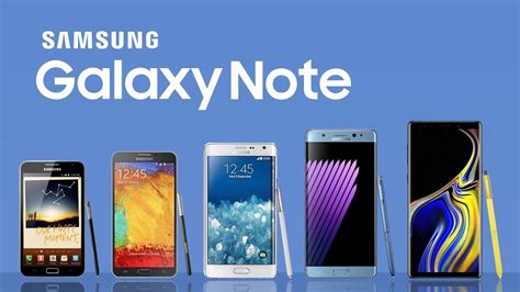 Evolution Of Samsung Galaxy Note Youtube
