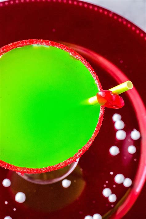 Tipsy Grinch Punch With Alcohol Simplistically Living