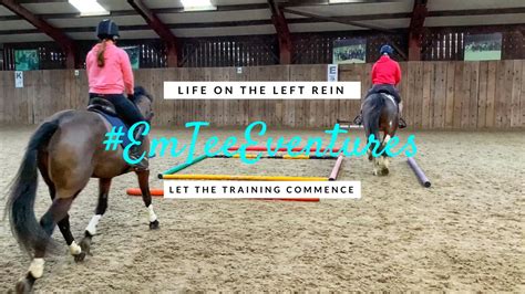 Let the Training Commence - Life on the Left Rein