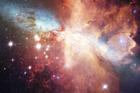 Landscape Of Star Clusters Beautiful Image Of Space Cosmos Art Stock