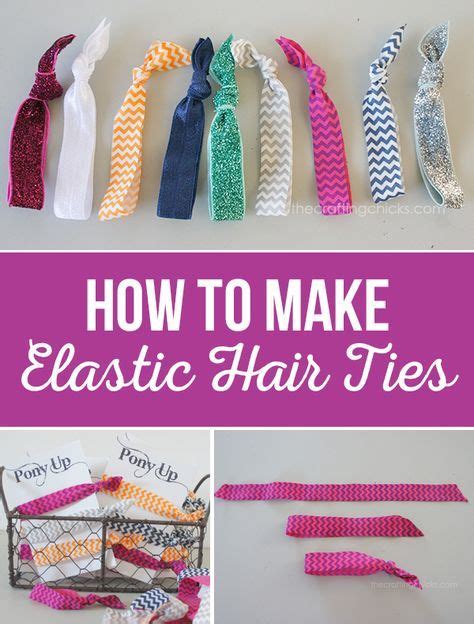 Apr 23, 2020 · diy hair scrunchie. How to make elastic hair ties | Diy hair elastics, Elastic hair ties, Hair ties