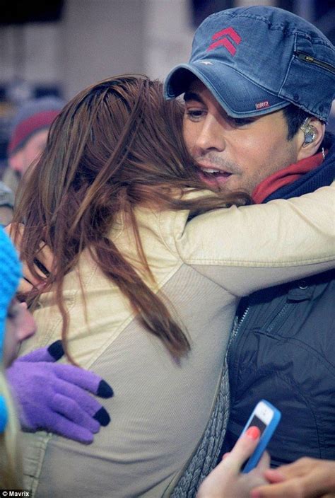 One Lucky Woman Got A Big Hug From The Handsome Star Enrique Iglesias