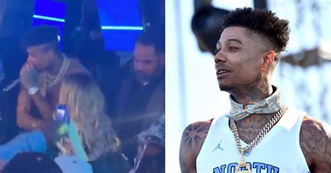 Rapper Blueface Appears To Attack Fan Onstage By Shoving Her To
