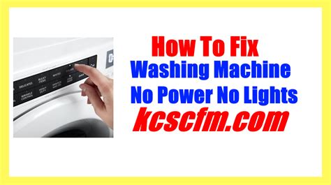 Washing Machine No Power No Lights Solved Lets Fix It