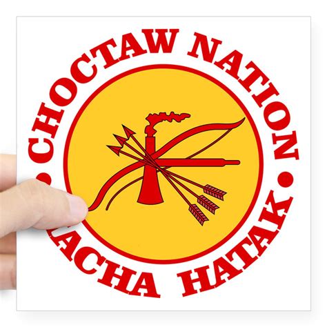 Cafepress Choctaw Nation Sticker Square Sticker 3 X 3 Walmart