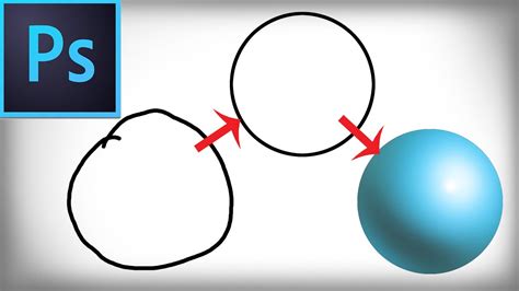 How To Create Perfect Circles In Photoshop Drawing Spheres For Digital