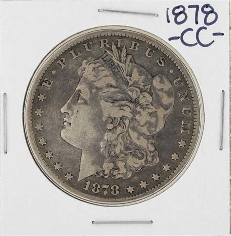 1878 Cc 1 Morgan Silver Dollar Coin