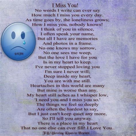 My Son Grief Quotes Words I Miss You More