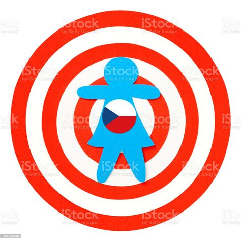 targeted czech girl stock illustration download image now art and craft aspirations blue