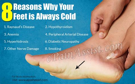 8 Reasons Why Your Feet Is Always Cold