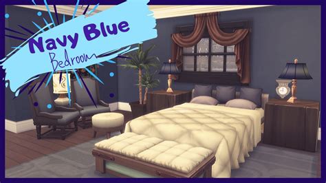 Sims 4 Stop Motion Speedbuild Ep 204 Navy Blue Bedroom No Cc